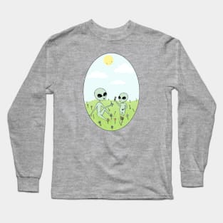 Spring Aliens Long Sleeve T-Shirt